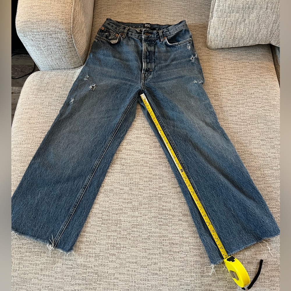 BDG Blue Vintage Wide Leg High-Rise Jeans